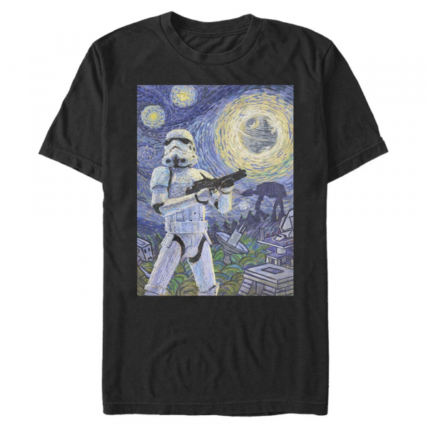 Star Wars - Stormtrooper Stormy Night - Men's T-Shirt - Black - Front