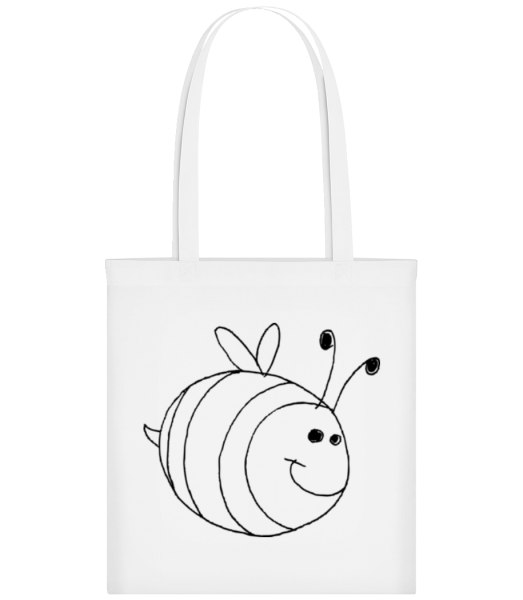 Kinder Comic - Biene - Stofftasche - Weiß - Vorne