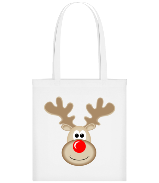 Reindeer Logo - Tote Bag - White - Front