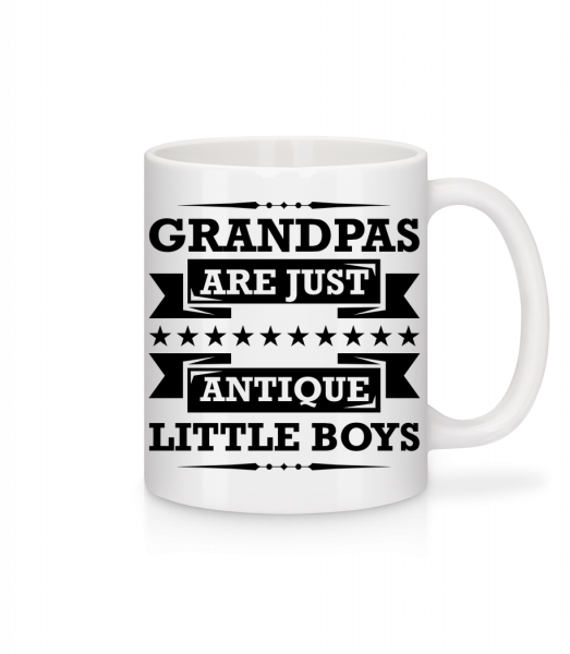 Grandpas Antique - Tasse - Weiß - Vorn