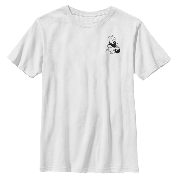 Disney - Winnie Puuh - Medvídek Pú Vintage Line WinniePooh - Kinder T-Shirt - Weiß - Vorne