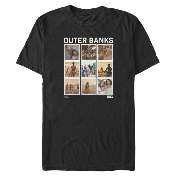 Netflix - Outer Banks - Skupina Box Up - Männer T-Shirt - Schwarz - Vorne