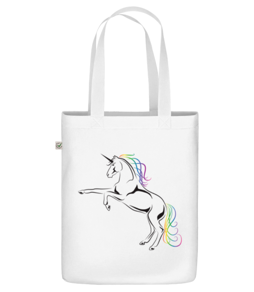 Unicorn - Organic tote bag - White - Front