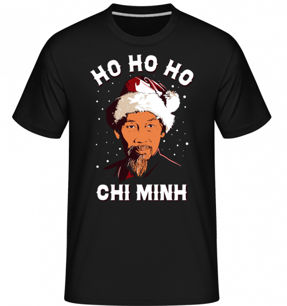 Ho Ho Ho Chi Minh -  Shirtinator Men's T-Shirt - Black - Front
