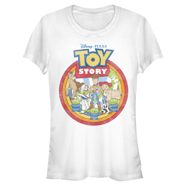 Pixar - Toy Story - Gruppe Group Toys - Frauen T-Shirt - Weiß - Vorne