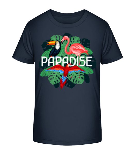 Paradise Icon - Kid's Bio T-Shirt Stanley Stella - Navy - Front