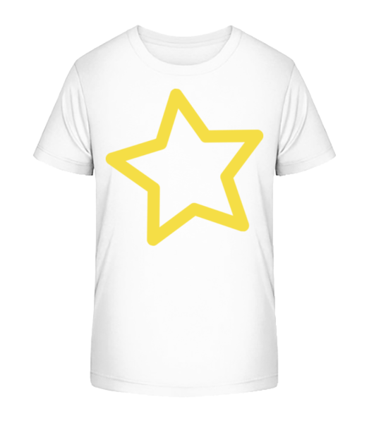 Star - Kid's Bio T-Shirt Stanley Stella - White - Front