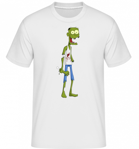 One Handed Zombie -  Shirtinator Men's T-Shirt - White - Vorn