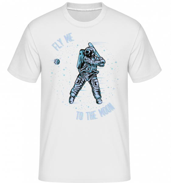 Fly Me To The Moon -  Shirtinator Men's T-Shirt - White - Vorn