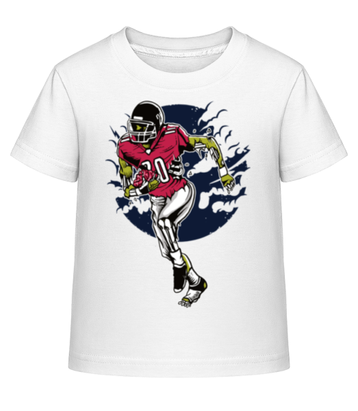 Zombie Football - Kinder Shirtinator T-Shirt - Weiß - Vorne