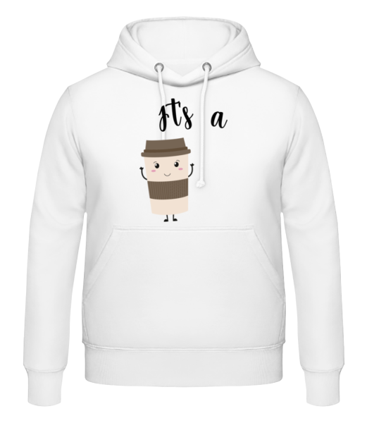 It Is A Match - Men's Hoodie - White - Front