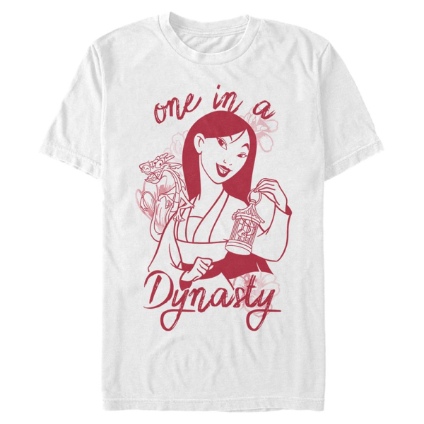 Disney - Mulan - Mulan One A Dynasty - Männer T-Shirt - Weiß - Vorne