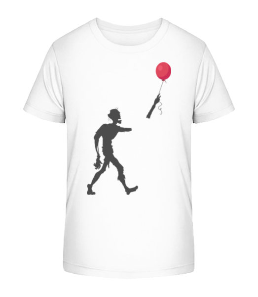 Zombie Balloon - Kid's Bio T-Shirt Stanley Stella - White - Front