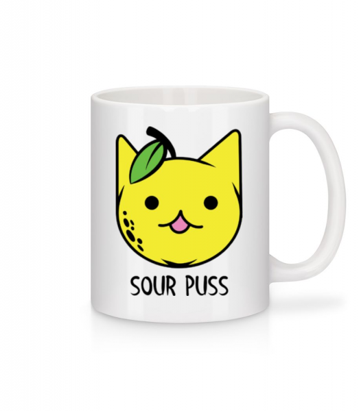 Sour Puss - Mug - White - Front