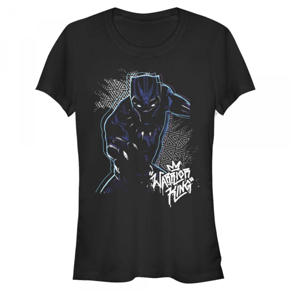 Marvel - Black Panther - Black Panther Warrior Prince - Women's T-Shirt - Black - Front