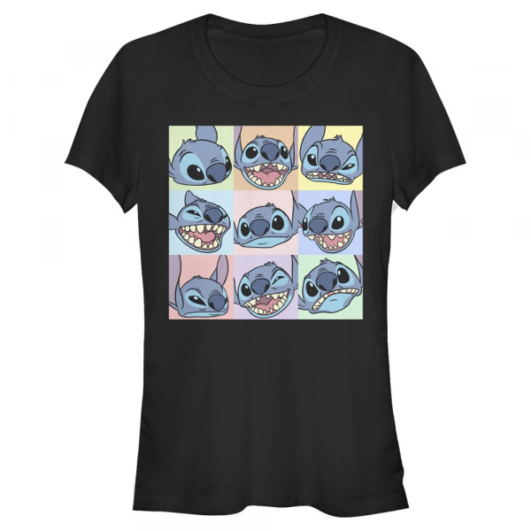 Disney - Lilo & Stitch - Stitch 9 box - Women's T-Shirt - Black - Front