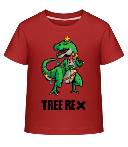 Tree Rex - Kid's Shirtinator T-Shirt - Red - Front
