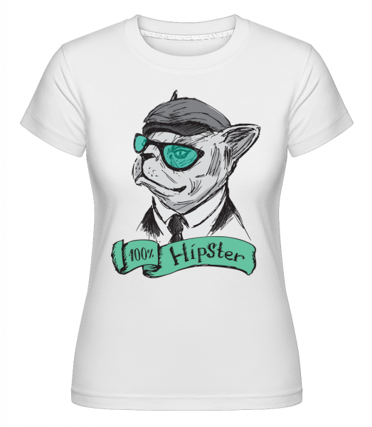 100% Hipster Hund · Shirtinator Frauen T-Shirt