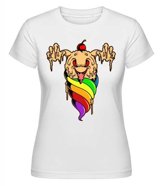Monster Ice Cream - Shirtinator Frauen T-Shirt - Weiß - Vorn