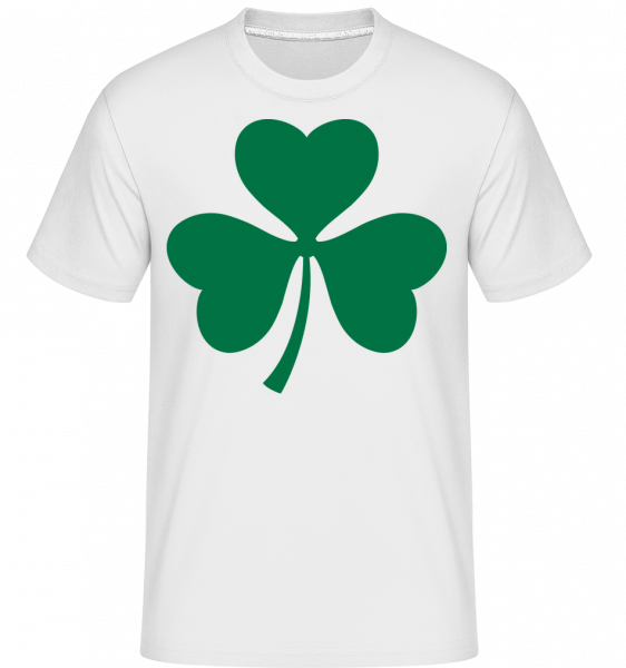 Ireland Cloverleaf - Shirtinator Männer T-Shirt - Weiß - Vorn