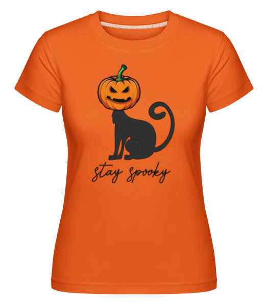 Stay Spooky -  Shirtinator Women's T-Shirt - Orange - Front