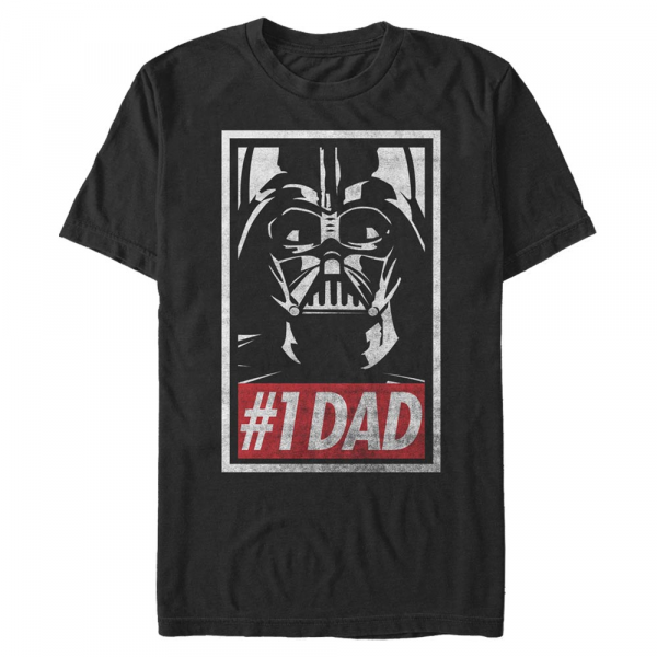 Star Wars - Darth Vader Obey Dad - Father's Day - Men's T-Shirt - Black - Front