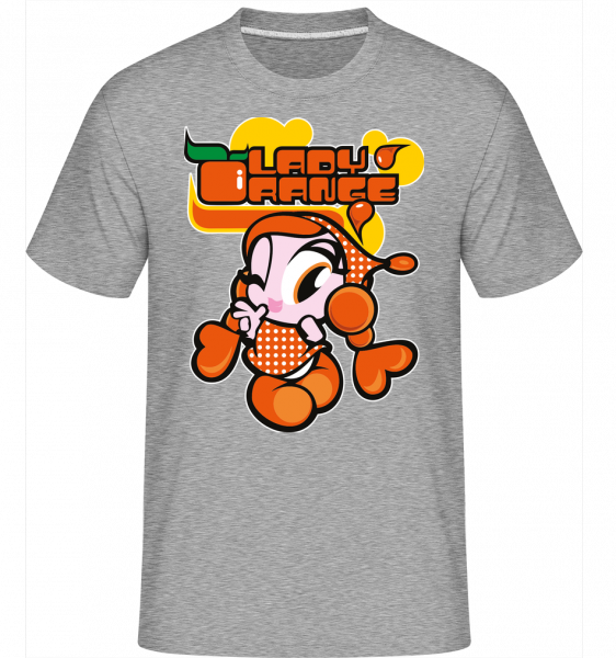 Lady Orange -  Shirtinator Men's T-Shirt - Heather grey - Front