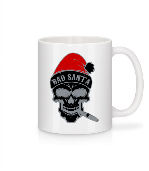 Bad Santa Skull - Mug - White - Front
