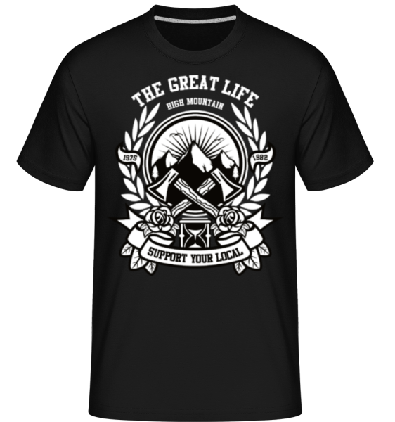 Axe - Shirtinator Männer T-Shirt - Schwarz - Vorne