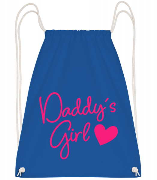 Daddy's Girl - Drawstring Backpack - Royal blue - Vorn