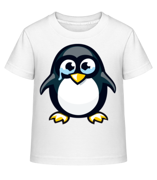 Sad Penguin - Kid's Shirtinator T-Shirt - White - Front
