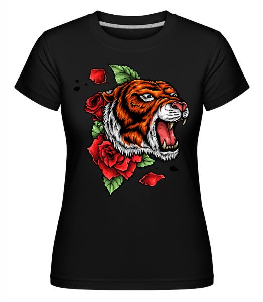 Tiger Fury -  Shirtinator Women's T-Shirt - Black - Front