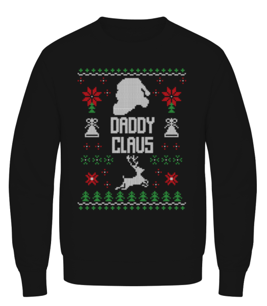 Daddy Claus - Men's Sweatshirt - Black - Front