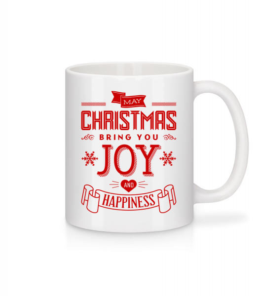 May Christmas Bring You Joy And  - Mug - White - Front