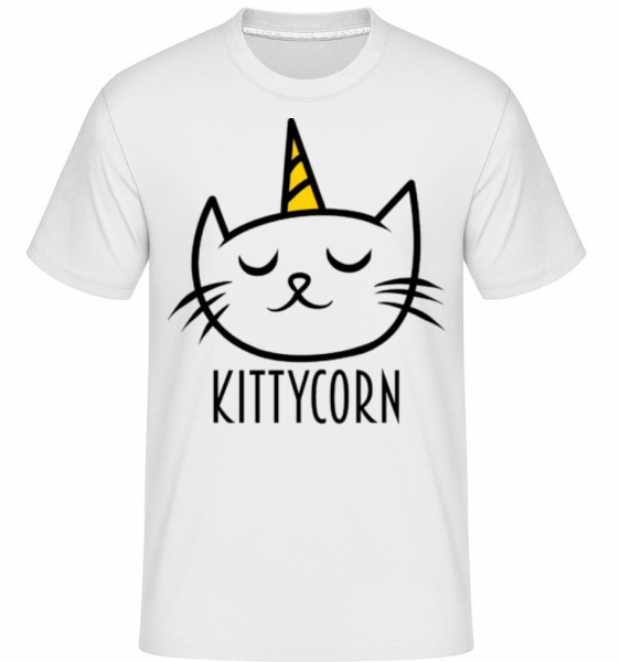 Kittycorn -  Shirtinator Men's T-Shirt - White - Front