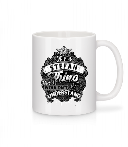 It's A Stefan Thing - Mug - White - Front