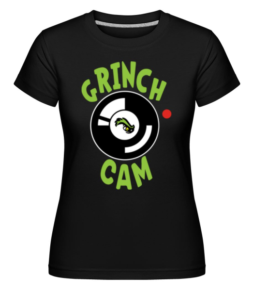 Grinch Cam 1 -  Shirtinator Women's T-Shirt - Black - Front