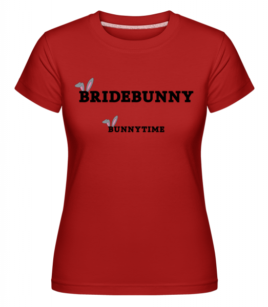 Bridebunny Bunnytime -  Shirtinator Women's T-Shirt - Red - Front
