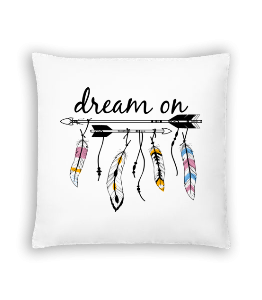 Dream On - Cushion - White - Front