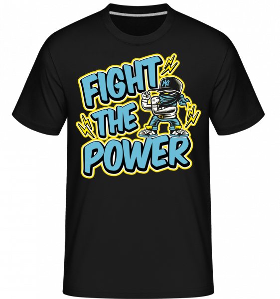 Fighter -  Shirtinator Men's T-Shirt - Black - Front