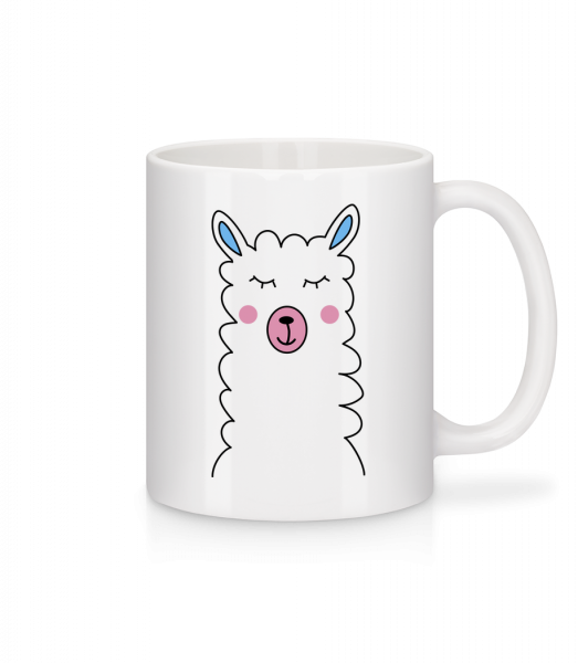 Cute Lama - Mug - White - Front