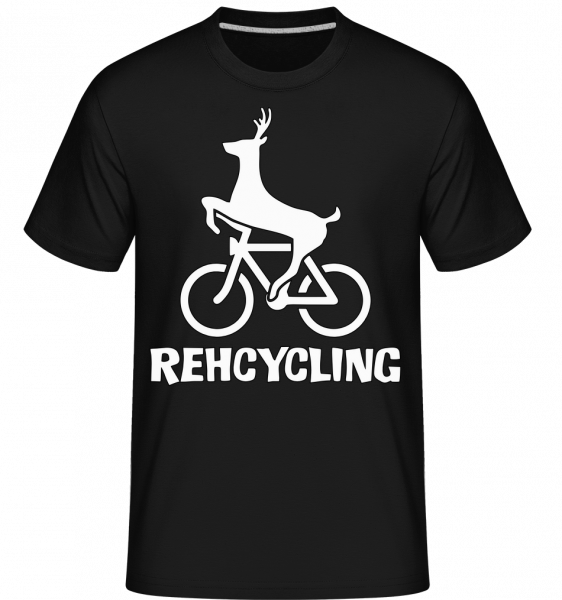 Rehcycling - Shirtinator Männer T-Shirt - Schwarz - Vorn