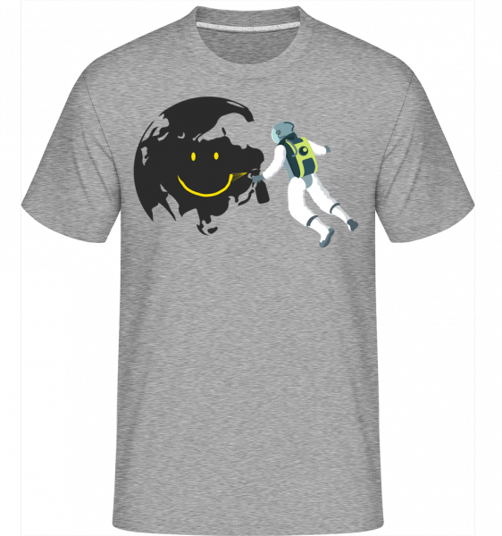 Smiling Moon -  Shirtinator Men's T-Shirt - Heather grey - Vorn