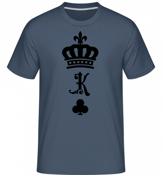 King Crown -  Shirtinator Men's T-Shirt - Denim - Vorn