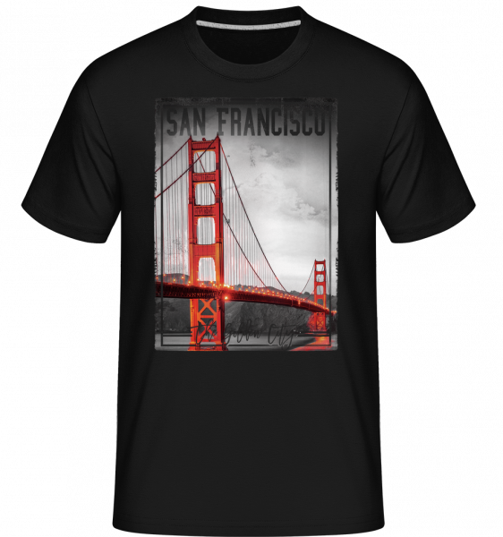 San Francisco Golden City -  Shirtinator Men's T-Shirt - Black - Vorn
