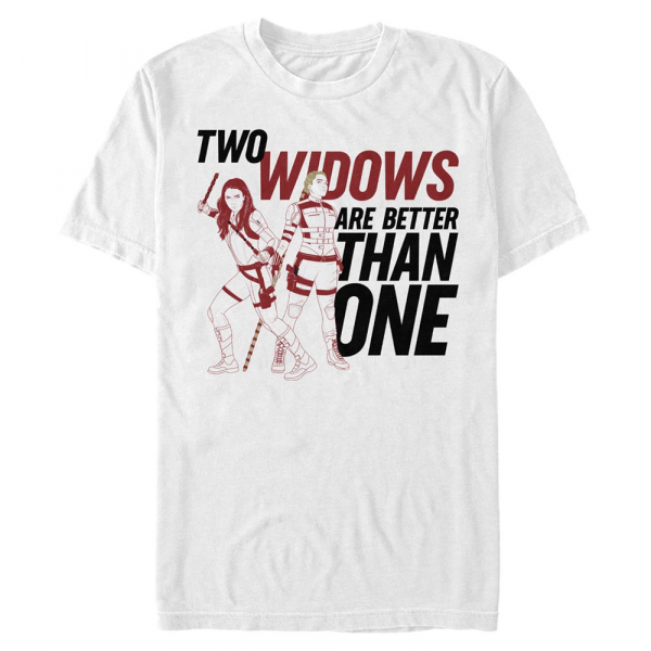 Marvel - Black Widow - Skupina Two Widows - Men's T-Shirt - White - Front