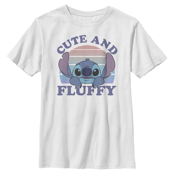 Disney Classics - Lilo & Stitch - Stitch Cute and Fluffy - Kinder T-Shirt |  Shirtinator