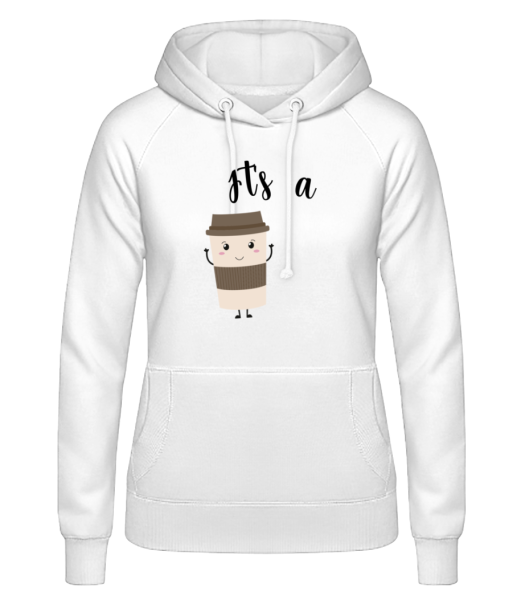 It Is A Match - Women's Hoodie - White - Front