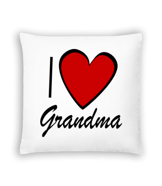 I Love Grandma - Kissen - Weiß - Vorne