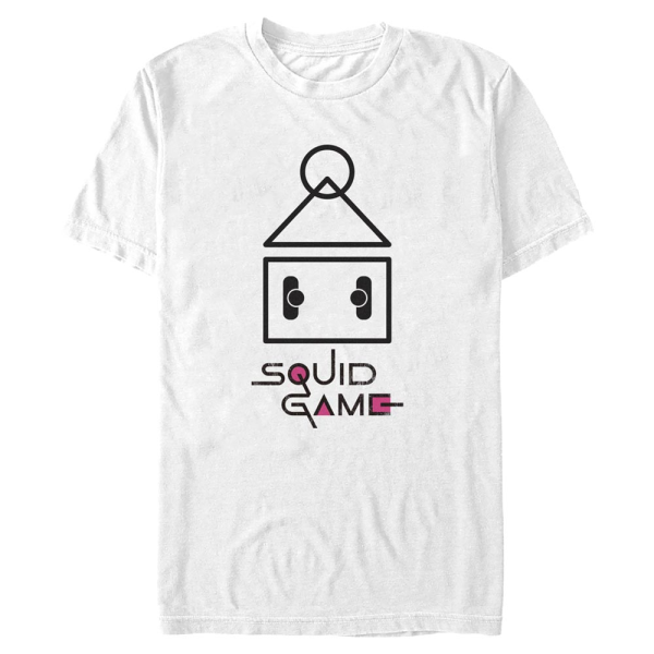 Netflix - Squid Game - Logo Icon 1 - Männer T-Shirt - Weiß - Vorne